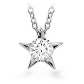 Hearts On Fire Illa Diamond Star Pendant (0.34ct) - Dracakis Jewellers